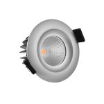 Noxion LED Spot Gimba Aluminium 6W 400lm 36D - 927 Extra Warm White | Cutout 74mm - IP44 - Best Colour Rendering - Dimmable