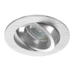 Noxion Recessed Spot Drome MR16 Tiltable Aluminium | Cutout 69mm - GU10 Socket