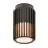 Nordlux Aludra Ceiling Light Aluminium Black | IP44 - Suitable for E27