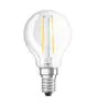Osram Parathom Retrofit Classic LED E14 Ball Filament Clear 2.5W - 827 Extra Warm White | Replaces 25W