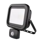 Noxion LED Floodlight Beamy G2 Black 50W 4500lm 120D - 840 Cool White | IP65 - Motion Sensor - Symmetrical