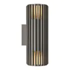 Nordlux Aludra Wall Light Aluminium Anthracite Up & Down | Suitable for 2x E27