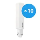 Multipack 10x Philips Corepro PL-C LED 6.5W 650lm - 840 Cool White | Replaces 18W
