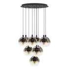 Eglo Pendant Ariscani 1 Steel Black | Suitable for 10x E27